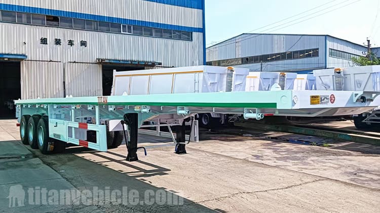 Tri Axle Flat Deck Trailer for Sale in Guam