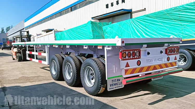 Tri Axle Flat Deck Trailer for Sale in Guam