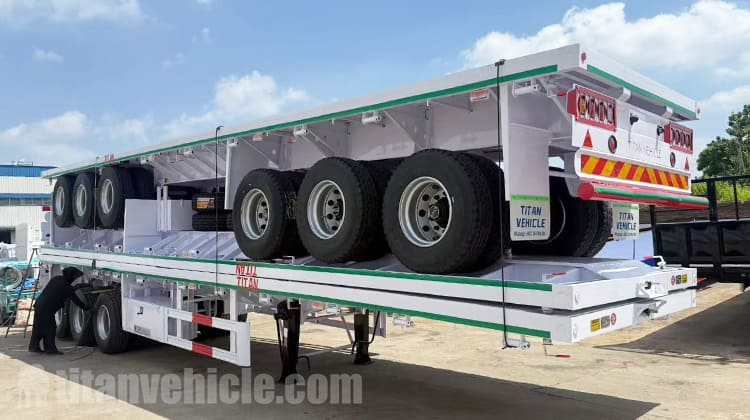 Tri Axle Flat Deck Trailer for Sale in Guam