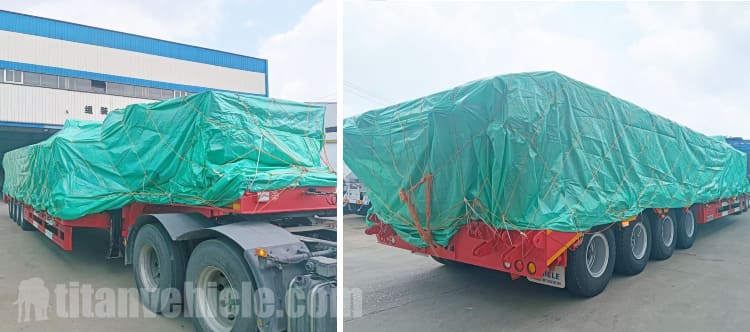 4 Axle Semi Low Bed Trailer for Sale in Guyana