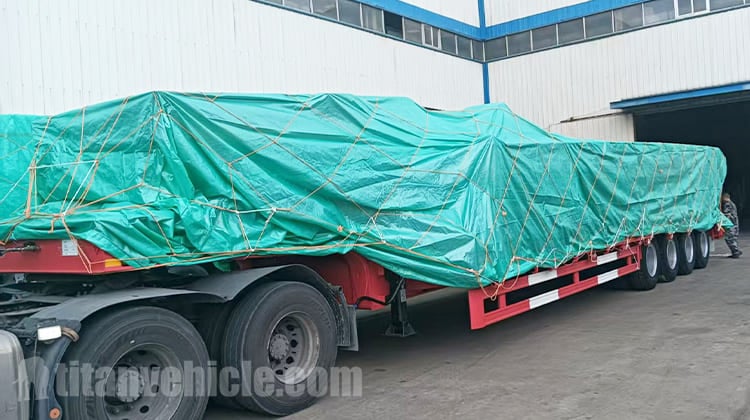 4 Axle Semi Low Bed Trailer for Sale in Guyana