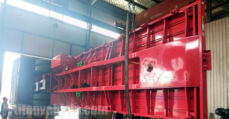 Tri Axle 40 Foot Flatbed Trailers for Sale in Togo
