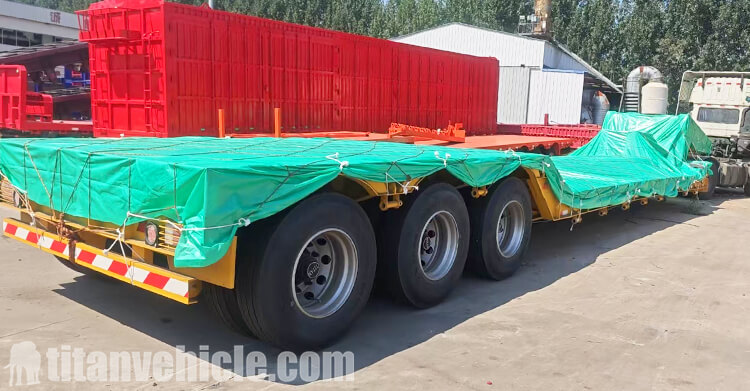 3 Axle 80 Ton Removable Gooseneck Trailer for Sale in Barbados