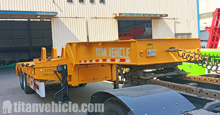 2 Axle Semi Lowbed Trailer for Sale in Dar Es Salaam Tanzania