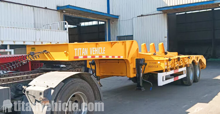 2 Axle Semi Lowbed Trailer for Sale in Dar Es Salaam Tanzania