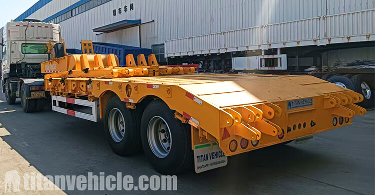 2 Axle Semi Lowbed Trailer for Sale in Dar Es Salaam Tanzania