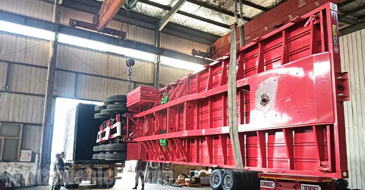 3 Axle Truck Flatbed Trailer for Sale in Uganda