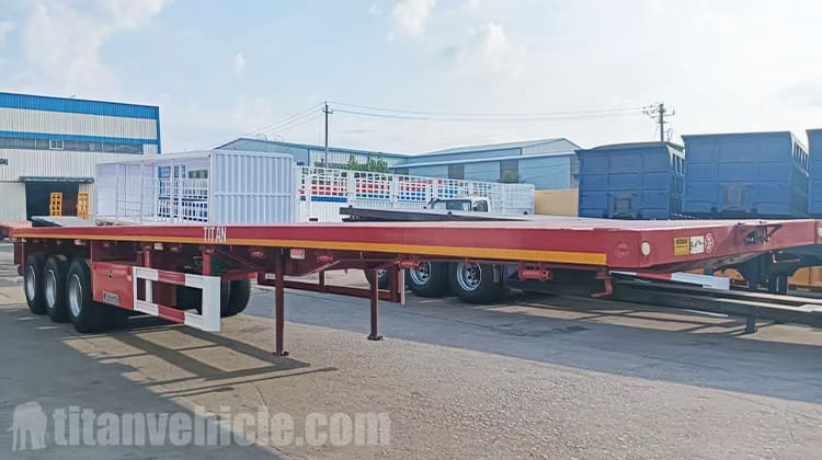 3 Axle Truck Flatbed Trailer for Sale in Uganda