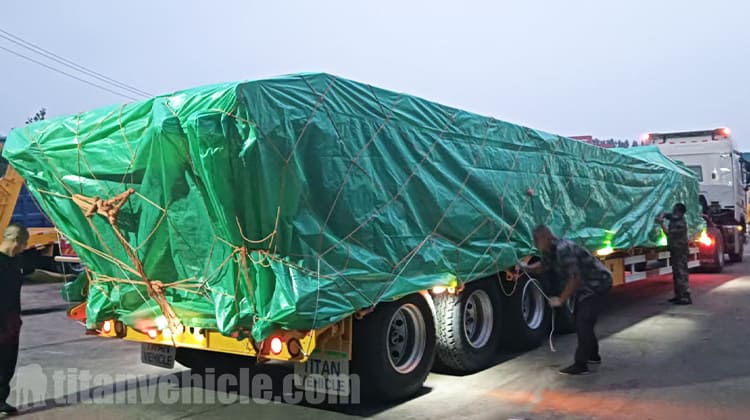 4 Axle Low Bed Trailer Price for Sale in Mali
