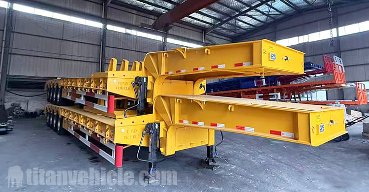 4 Axle Low Bed Trailer Price for Sale in Mali