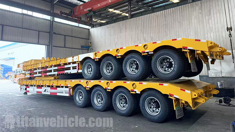 4 Axle Low Bed Trailer Price for Sale in Mali