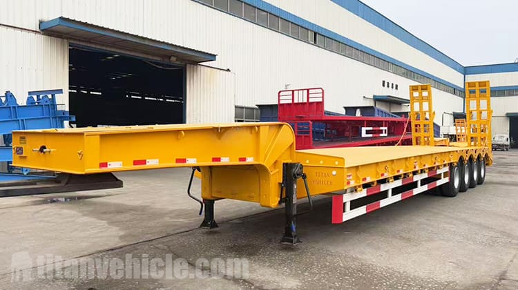 4 Axle Low Bed Trailer Price for Sale in Mali