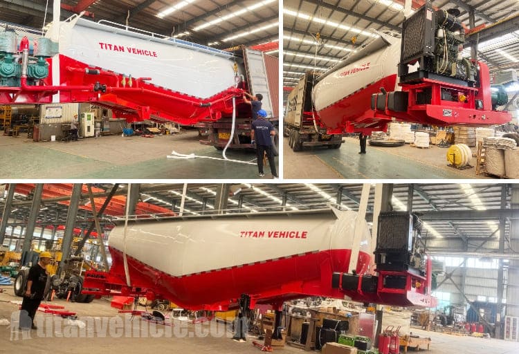 25 CBM Bulk Cement Trailer for Sale in Jamaica