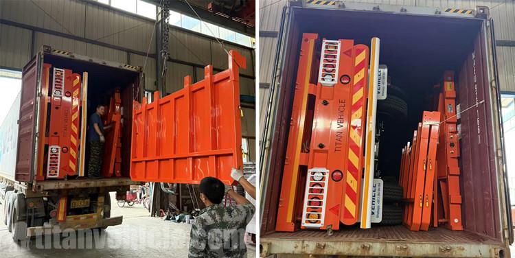 60 Ton Sidewall Cargo Trailer for Sale in Angola