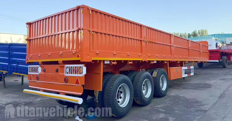60 Ton Sidewall Cargo Trailer for Sale in Angola