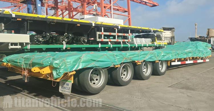 4 Axle Low Loader Trailer will be sent to Nigeria