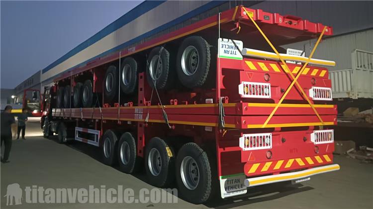 4 Axle Flat Deck Trailer for Sale In Benin