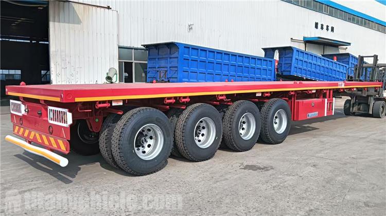 4 Axle Flat Deck Trailer for Sale In Benin