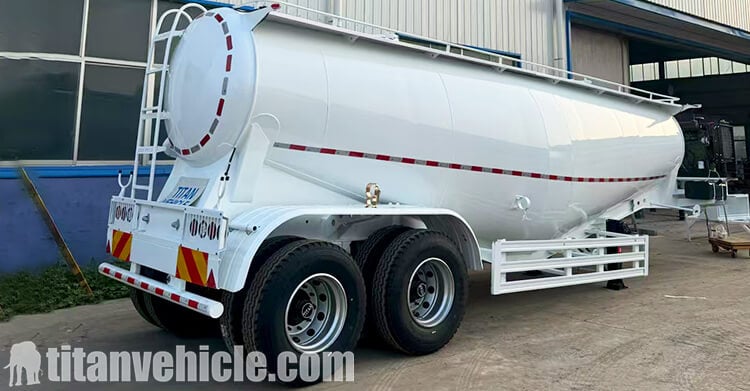 2 Axle Cement Tanker Trailer for Sale Tanzania