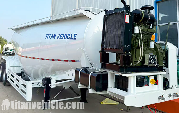 2 Axle Cement Tanker Trailer for Sale Tanzania
