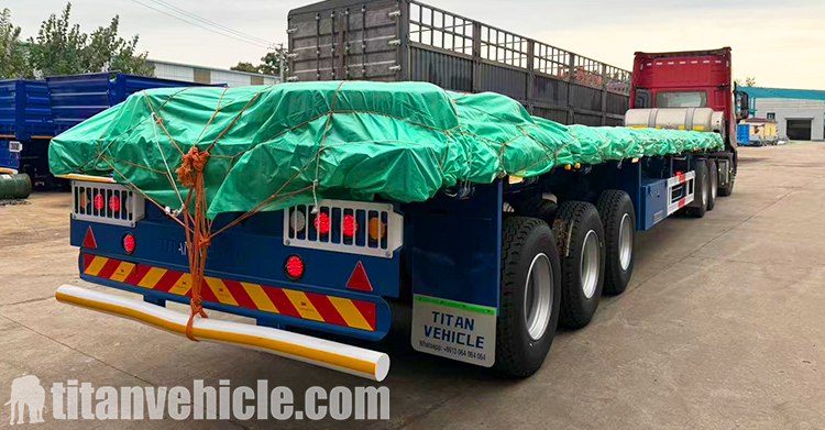 3 Axle Drop Side Trailer for Sale in Zambia