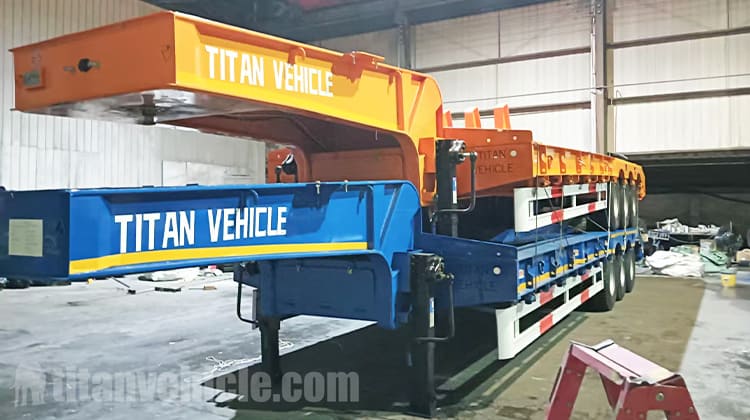 3 Axle Semi Low Bed Trailer for Sale in Sierra Leone