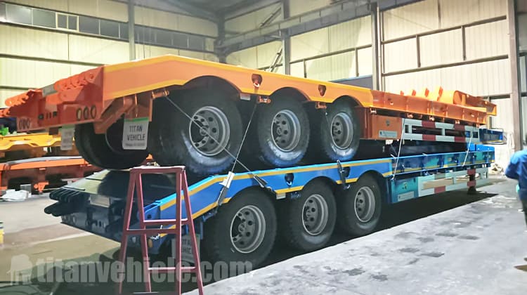3 Axle Semi Low Bed Trailer for Sale in Sierra Leone