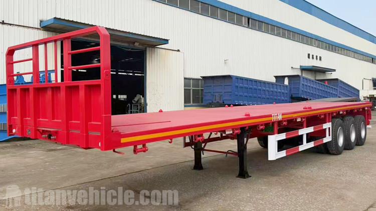40 Foot Container Flatbed Trailer for Sale in Tanzania