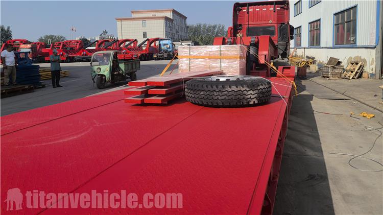 4 Axle 100 Ton Removable Gooseneck Trailer for Sale In Nigeria