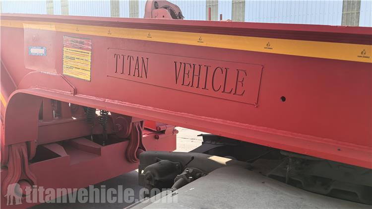 4 Axle 100 Ton Removable Gooseneck Trailer for Sale In Nigeria