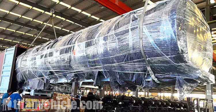 3 Axle Aluminum Tanker Trailer for Sale in Tanzania