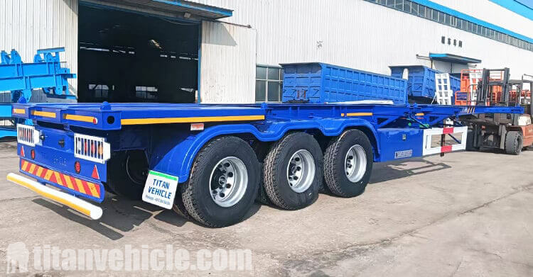 3 Axle 40 Ft Container Chassis Trailer for Sale in Jamaica