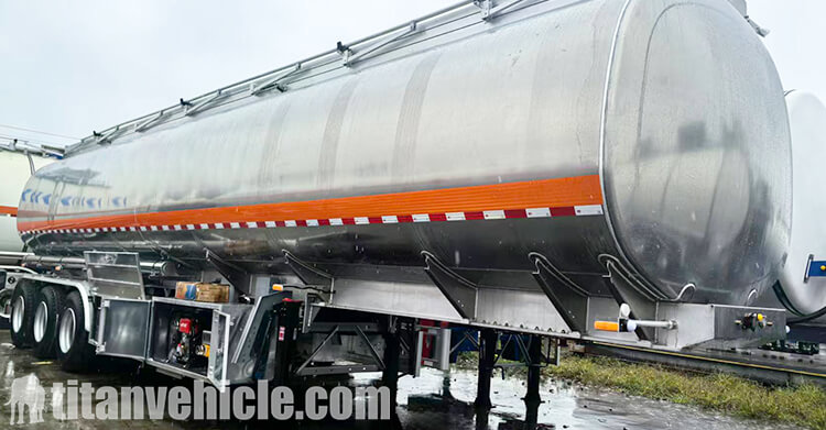 3 Axle Aluminum Tanker Trailer for Sale in Zambia