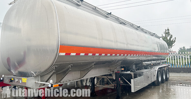 3 Axle Aluminum Tanker Trailer for Sale in Zambia