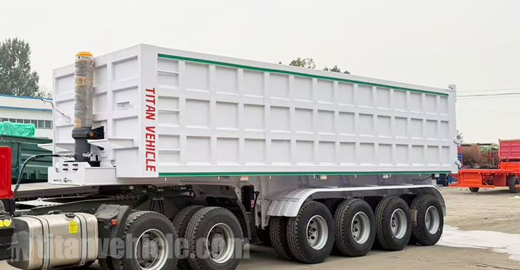4 Axle End Dump Trailer Prices for Sale in Sierra Leone