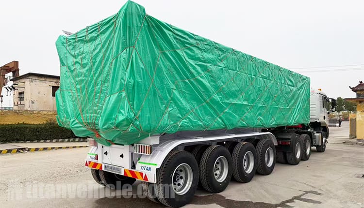 4 Axle End Dump Trailer Prices for Sale in Sierra Leone