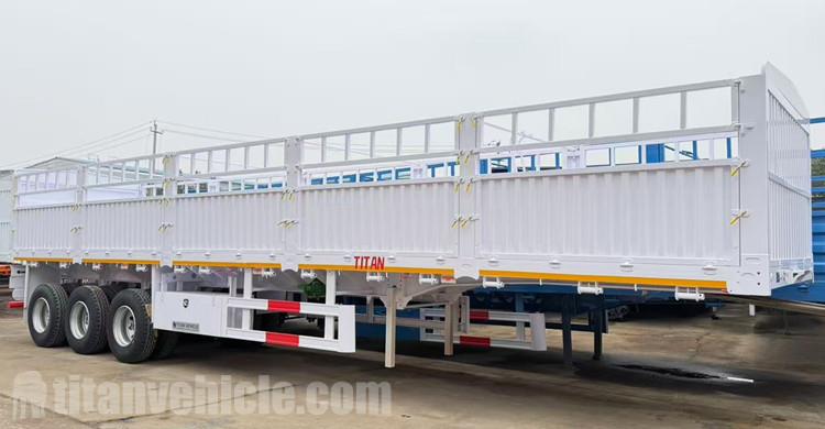 60 Ton Cargo Semi Trailer with Stake will be sent to Côte d'Ivoire