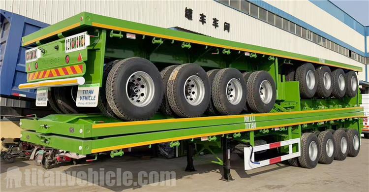 4 Axle Flat Deck Trailer for Sale In Congo