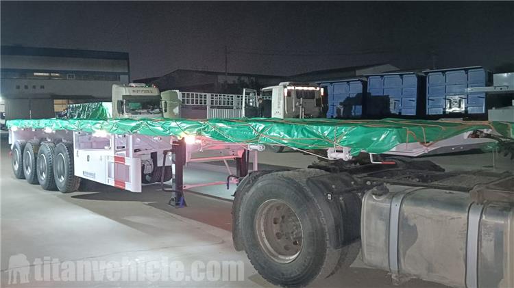 4 Axle Flatbed Trailer for Sale In Zambia