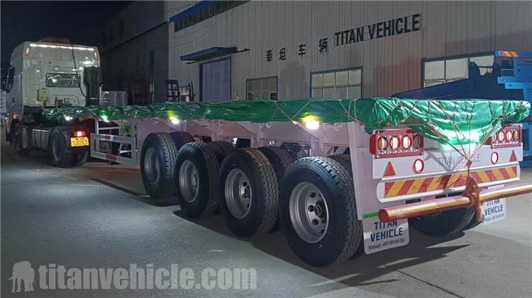 4 Axle Flatbed Trailer for Sale In Zambia