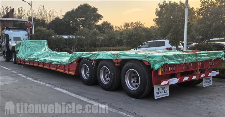 3 Axle Extendable Detachable Gooseneck Trailer for Sale In Nigeria