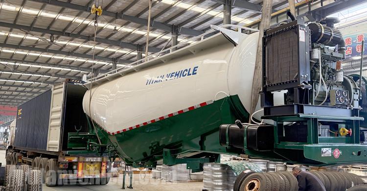 2 Axle Cement Bulker Trailer for Sale in Chile