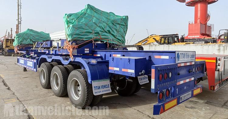 40 Ft Container Side Loader Trailer will be sent to Namibia