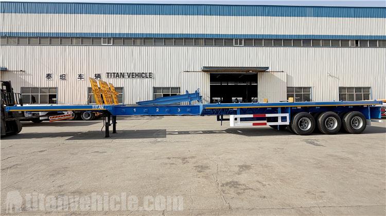 3 Axle Extendable Flatbed Trailer for Sale In Nigeria