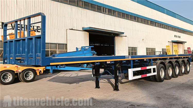 5 Axle Flatbed Semi Trailer for Sale In Aruba