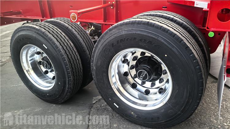 2 Axle 20ft Container Chassis Trailer for Sale In Jamaica