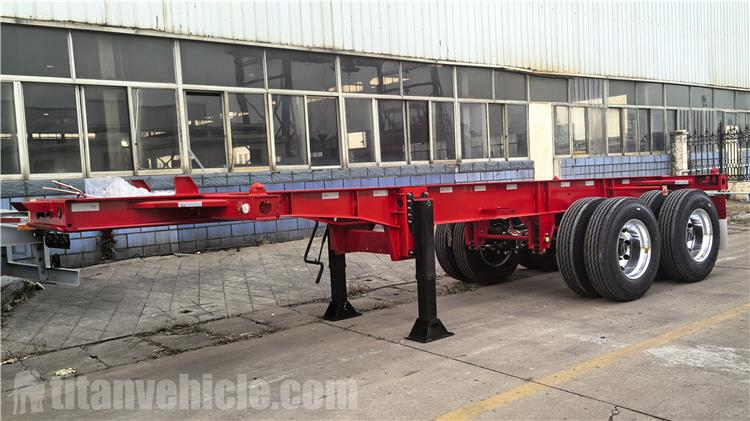 2 Axle 20ft Container Chassis Trailer for Sale In Jamaica