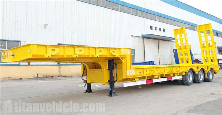 60 Ton Low Loader Truck Trailer for Sale In Zambia