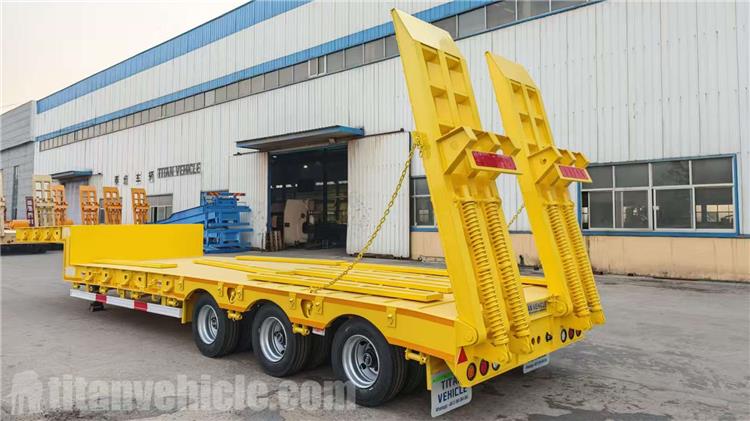 60 Ton Low Loader Truck Trailer for Sale In Zambia