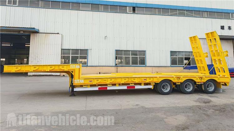 60 Ton Low Loader Truck Trailer for Sale In Zambia